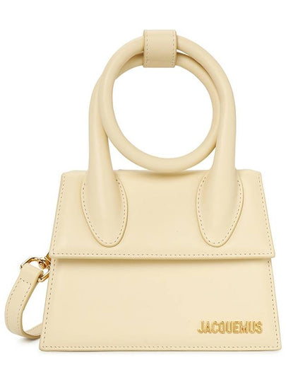 Le Chiquito Noeud Coiled Tote Bag Ivory - JACQUEMUS - BALAAN 2