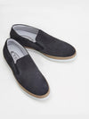 Suede Slip-On Loafer Grey - TOD'S - BALAAN 3