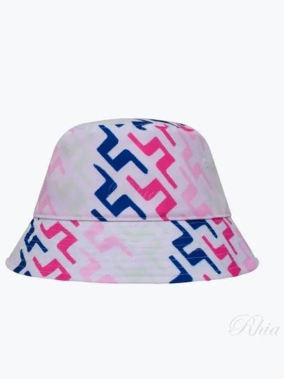 Paint Bridge Print Bucket Hat Pink - J.LINDEBERG - BALAAN 2