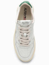 Women's Medalist Suede Lettering Low-Top Sneakers White - AUTRY - BALAAN 4