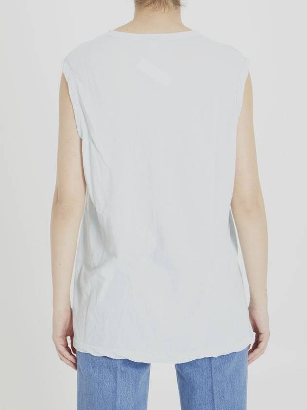 Cotton Sleeveless T-Shirt - JAMES PERSE - BALAAN 4