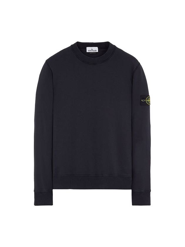 Compass Patch Crew Neck Sweatshirt Navy - STONE ISLAND - BALAAN 2