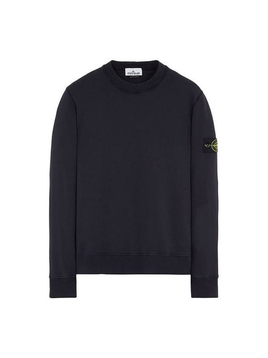 Compass Patch Crew Neck Sweatshirt Navy - STONE ISLAND - BALAAN 2