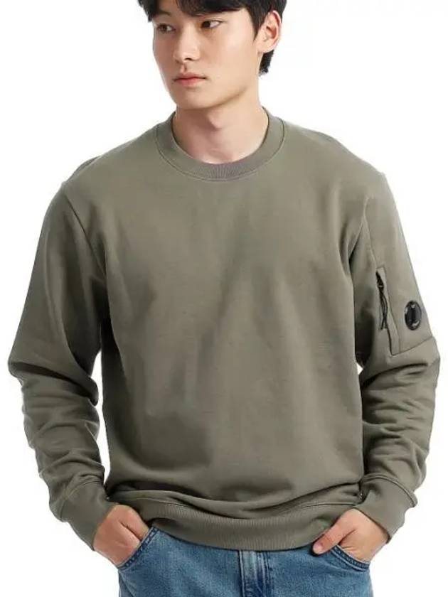 Diagonal raised fleece sweatshirt 17CMSS023A005086W - CP COMPANY - BALAAN 2