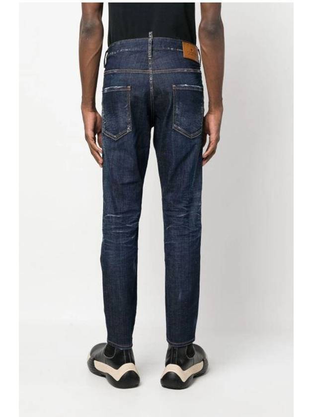 Skater Washed Jeans Blue - DSQUARED2 - BALAAN 2