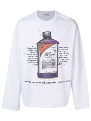 Bottle Syrup Long Sleeve T Shirt White - IH NOM UH NIT - BALAAN 1