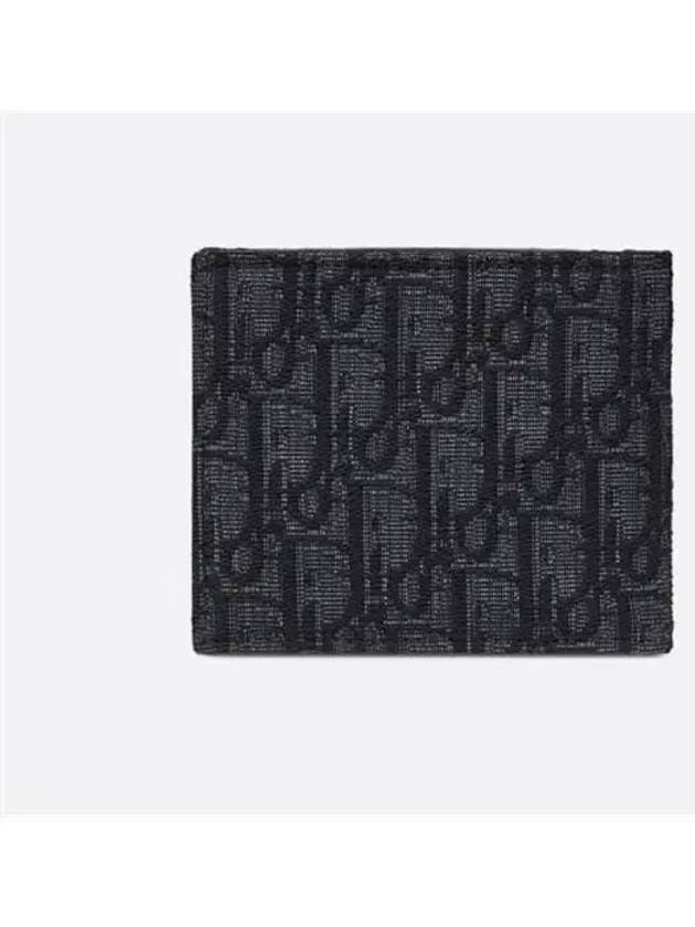 Wallet Black  Oblique Jacquard - DIOR - BALAAN 3