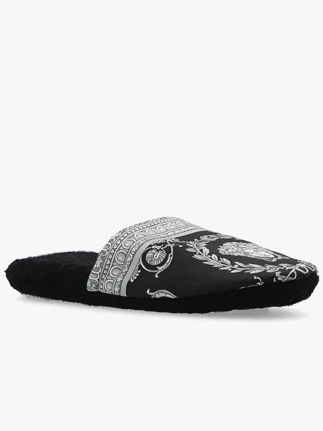 Men's I Love Baroque Slippers Black - VERSACE - BALAAN 5