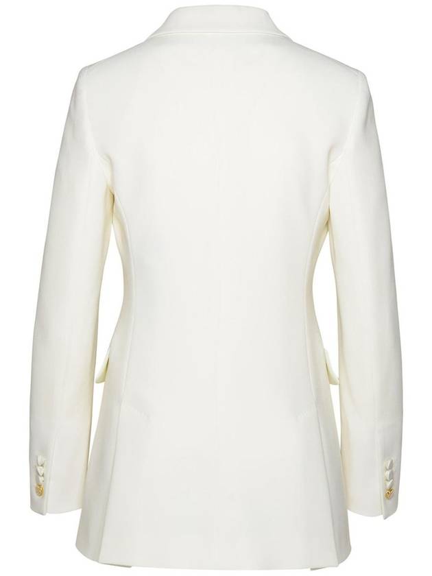 Max Mara 'Plinio' White Acetate Blend Jacket - MAX MARA - BALAAN 3