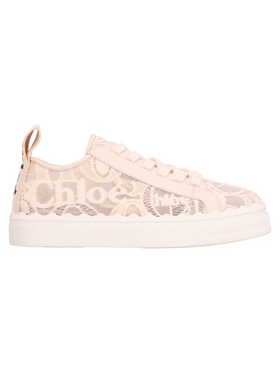 Lauren Lace Low Top Sneakers Mild Beige - CHLOE - BALAAN 2