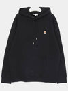 Fox Head Patch Regular Hoodie Black - MAISON KITSUNE - BALAAN 4