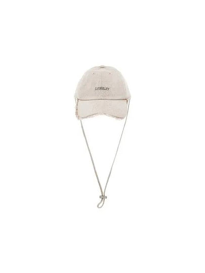 Artichaut Frayed Ball Cap Light Greige - JACQUEMUS - BALAAN 2