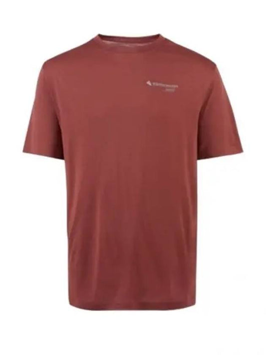 Men's Narfi Short Sleeve T-Shirt Barn Red - KLATTERMUSEN - BALAAN 2