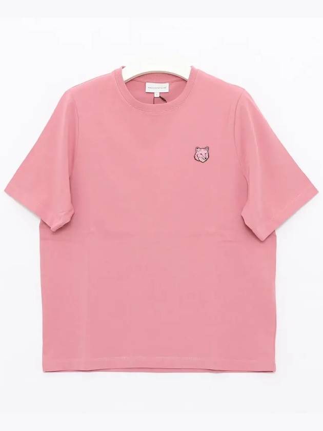 Bold Fox Head Patch Comfort Short Sleeve T-Shirt Rosebud - MAISON KITSUNE - BALAAN 2