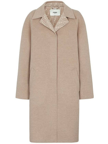 Fendi Double Wool Overcoat Clothing - FENDI - BALAAN 1