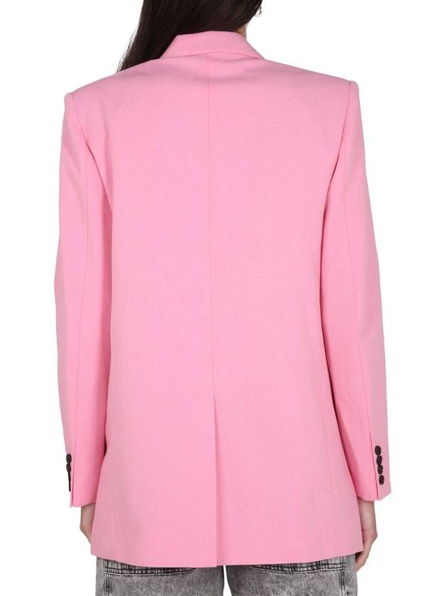 Nevim Double Breasted Blazer Jacket Pink - ISABEL MARANT - BALAAN 3