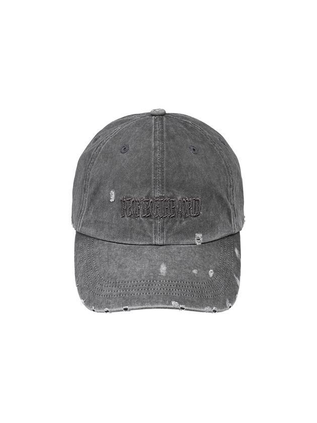 Damage Washing Ball Cap Grey - PEOPLE OF THE WORLD - BALAAN 1