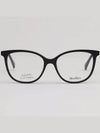 Glasses frame MM5008F 001 black horn rim Asian fit - MAX MARA - BALAAN 3