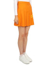 Women's Naomi Pleated Skirt Orange - J.LINDEBERG - BALAAN 4