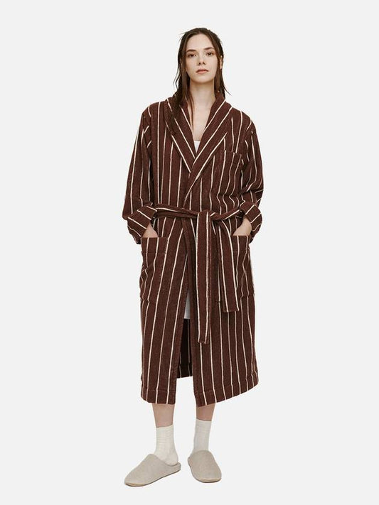 Terry Robe Brown Ivory - PILY PLACE - BALAAN 1