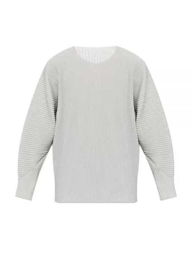 Basic Long Sleeve T-Shirt Grey - ISSEY MIYAKE - BALAAN 2