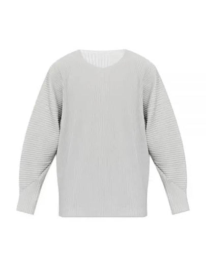 Basic Long Sleeve T-Shirt Grey - ISSEY MIYAKE - BALAAN 2