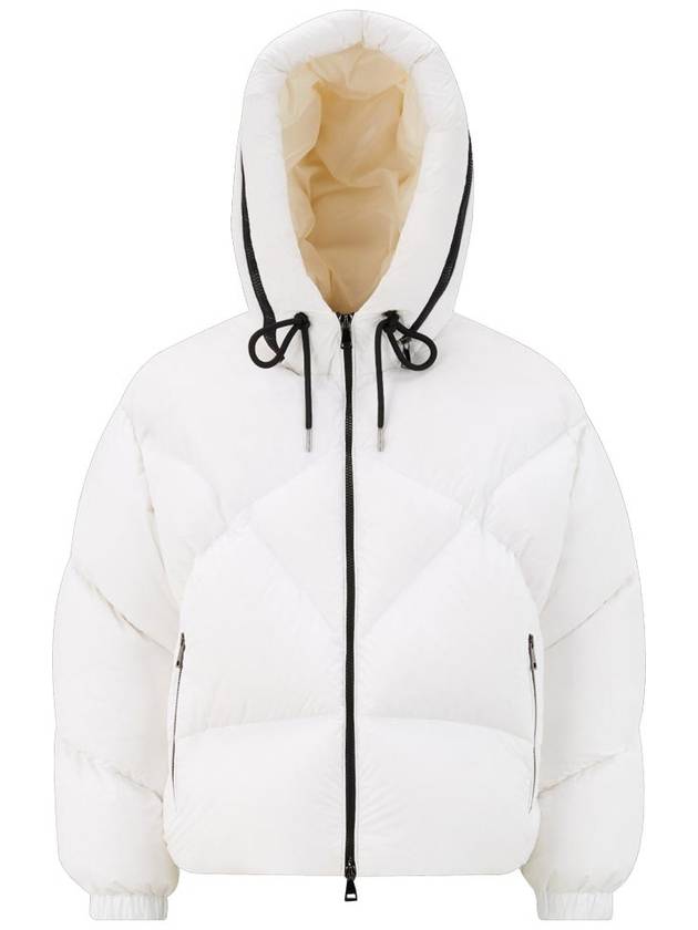 Estom Quilted Short Padding Off White - MONCLER - BALAAN 3