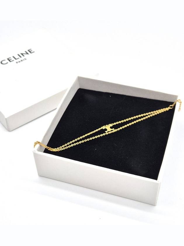 Triomphe Brass Bracelet Gold - CELINE - BALAAN 2