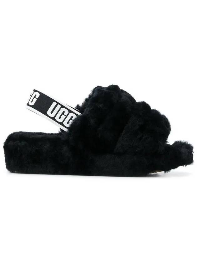 Fluff Yeah Slippers Black - UGG - BALAAN 5