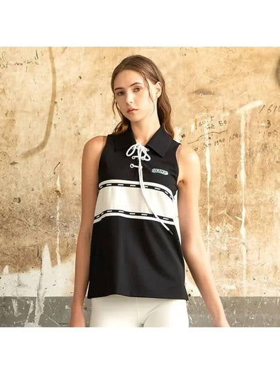 Golf Tennis Women s Color Block Sleeveless Vest Black - AVAVE - BALAAN 2