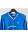 Loose fit jersey track top IS3852 blue WOMENS JP M XL - ADIDAS - BALAAN 3