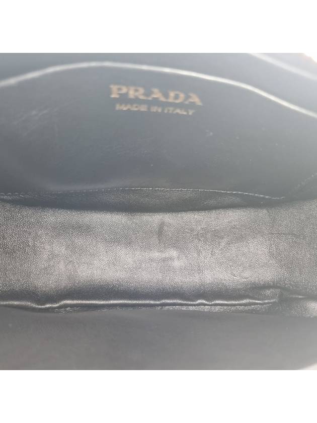 Arque Re nylon and brushed leather shoulder bag - PRADA - BALAAN 8