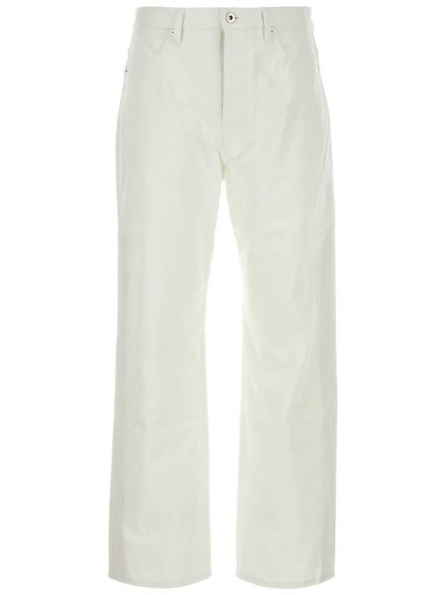 Straight Pants J23KA0102J46544 102 White - JIL SANDER - BALAAN 2