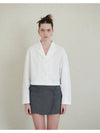 TAILORED MINI WRAP SKIRT_GREY - UNMUTE - BALAAN 4