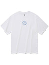 Round logo short sleeve t-shirt white - RADINEO - BALAAN 2