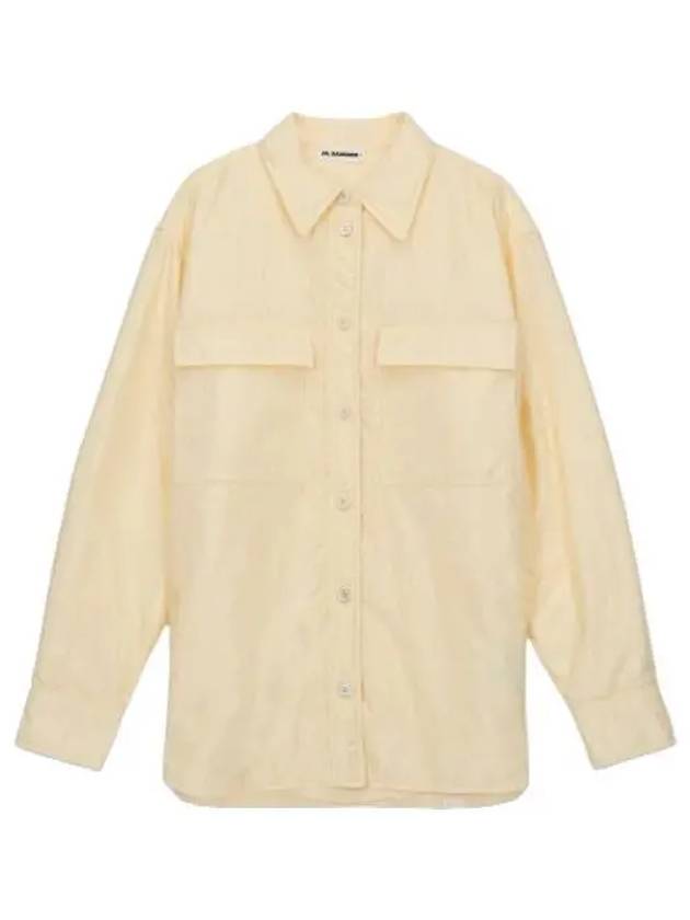 Overfit Shirt Cream - JIL SANDER - BALAAN 1