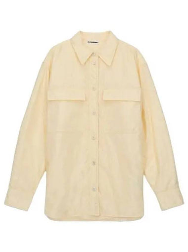 Overfit Shirt Cream - JIL SANDER - BALAAN 1