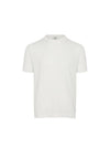 Men's Round Short Sleeve Knit Top Off White - SOLEW - BALAAN 2