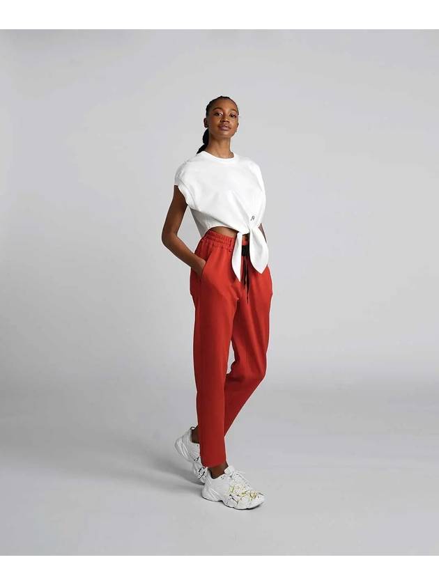 Slim Banding Track Pants Red - ATHPLATFORM - BALAAN 3