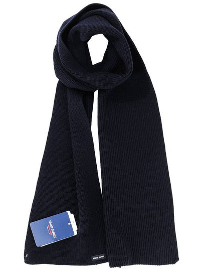 Canoe Logo Wool Muffler Navy - SAINT JAMES - BALAAN 2