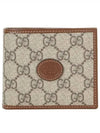 GG Supreme Interlocking Half Wallet Brown - GUCCI - BALAAN 2