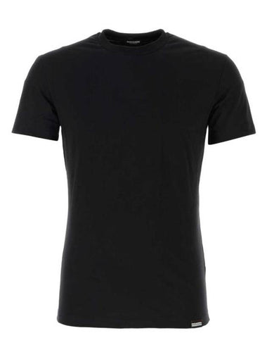 Short Sleeve T-Shirt D9X3C5120 001 Black - DSQUARED2 - BALAAN 1