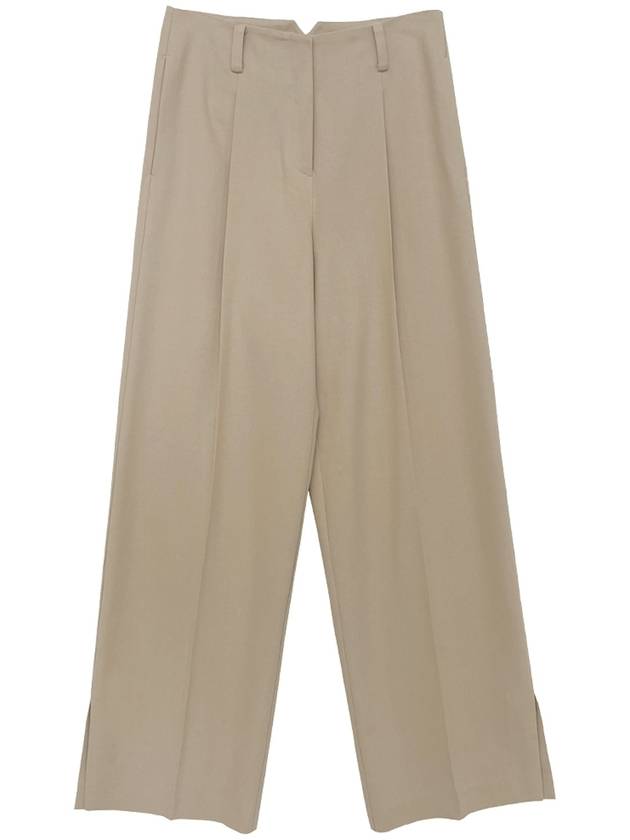 One Button Slit Wide Pants - ILROZE - BALAAN 2