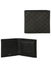 Triomphe Canvas Coin Half Wallet Black - CELINE - BALAAN 2