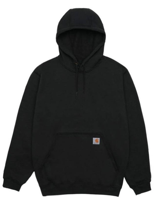 Midweight Hooded Sweatshirt Black K121 BLK - CARHARTT - BALAAN 1