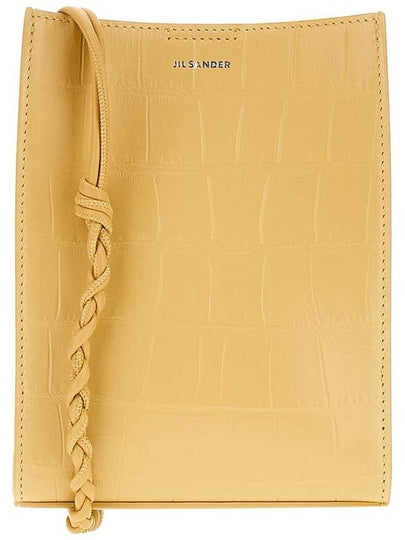 Tangle Small Calfskin Cross Bag Beige - JIL SANDER - BALAAN 2