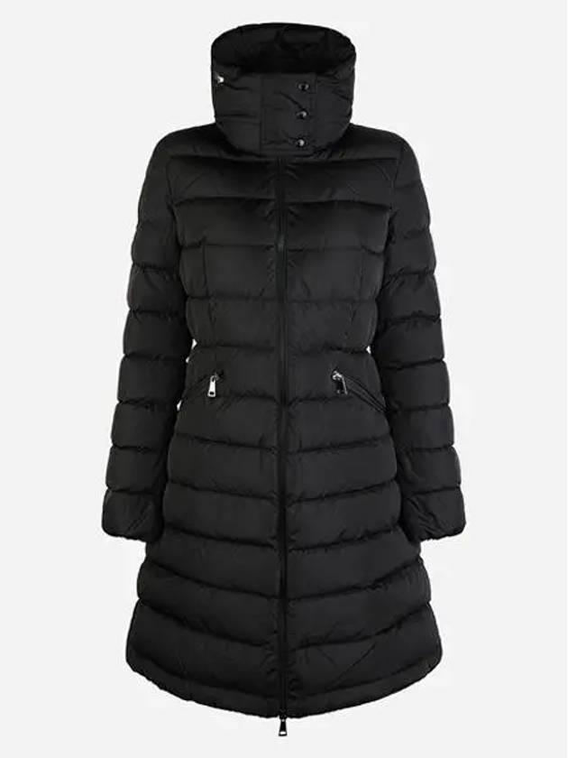 1C50900 54155 999 Flamette Women s Hooded Long Padded Jacket Black 1064259 - MONCLER - BALAAN 1