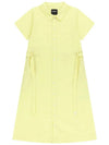 OG nylon shirt dress yellow - OFFGRID - BALAAN 4