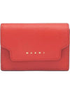 Saffiano Orange Trunk Card Wallet PFMOW02U07 LV520 Z600M - MARNI - BALAAN 2