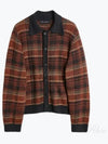 Evening Polo Geezer Check Knit Hemp Cardigan Rust - OUR LEGACY - BALAAN 2